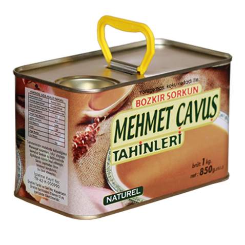 Kepekli Bozkır Tahini Teneke Kutu Net 850 Gr